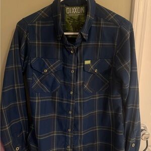 Dixxon Blue Plaid women’s smalls Shirt